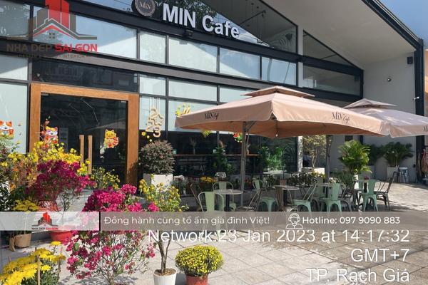 hoàn thiện quán cafe Min