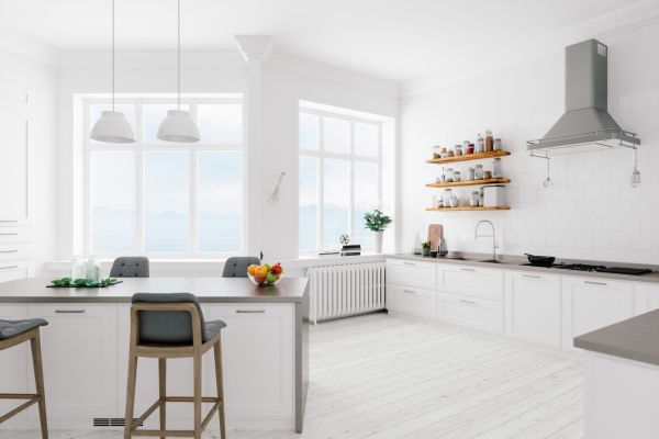 Phòng bếp phong cách thiết kế nội thất tối giản 2
