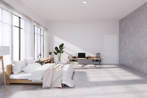 Phòng ngủ phong cách thiết kế nội thất tối giản 1