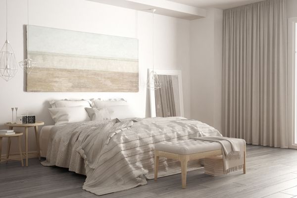 Phòng ngủ phong cách thiết kế nội thất tối giản