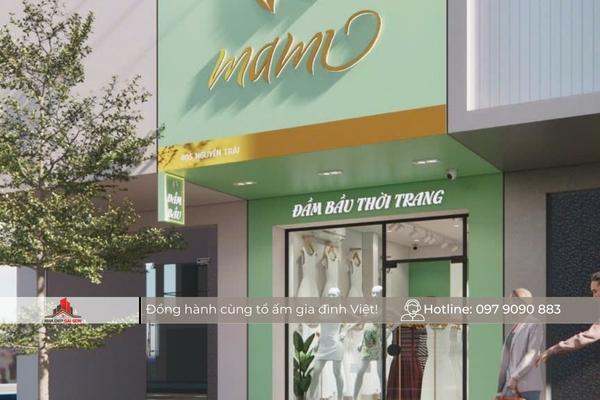 Tổng quan dự án cải tạo cửa hàng thời trang Mami