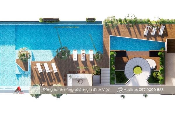 Tổng quan dự án hồ bơi vô cực chung cư Navikah Residence