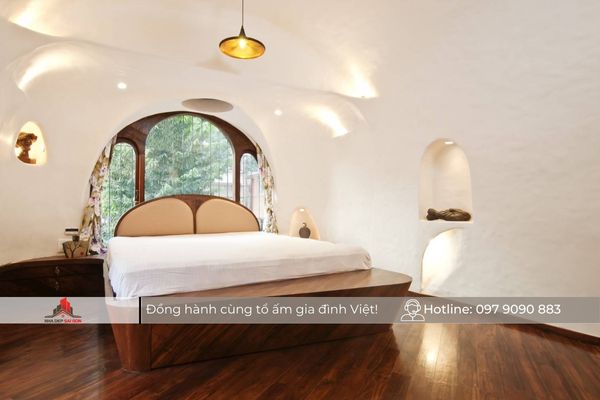 Phòng ngủ trong phong cách Organic 