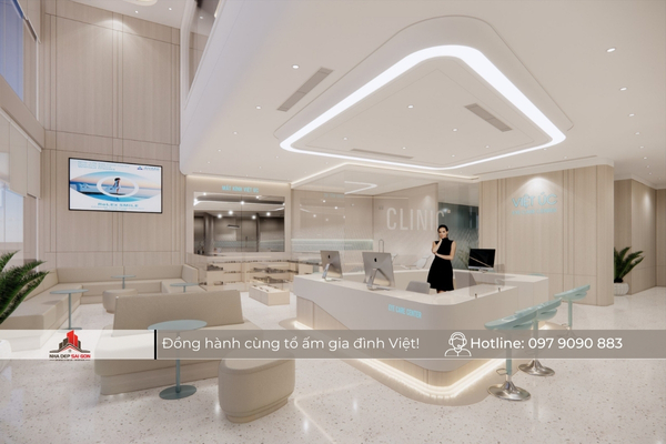 Tổng quan về dự án thiết kế nội thất trung tâm mắt Việt Úc
